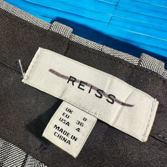 NWOT Reiss ‘Layton’ Slim Fit Wool Blend Suit Trousers in Grey Size 4 - Picture 7 of 16